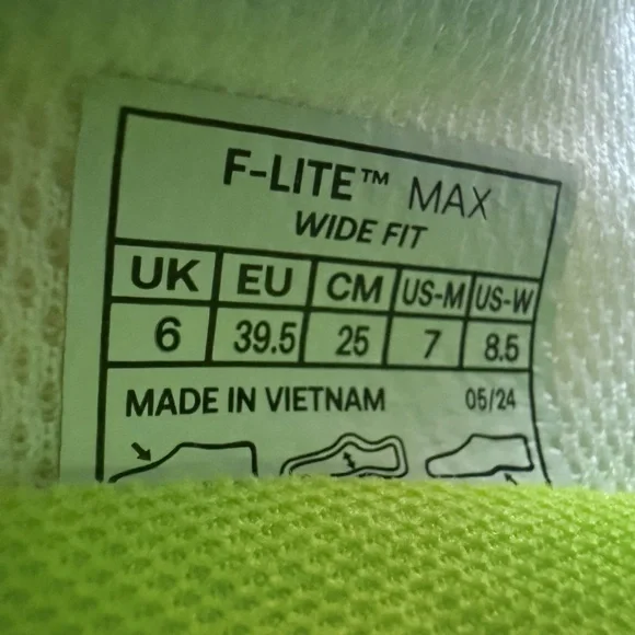 Women’s Inov-8 F-Lite Max size 8.5 - Picture 7 of 8